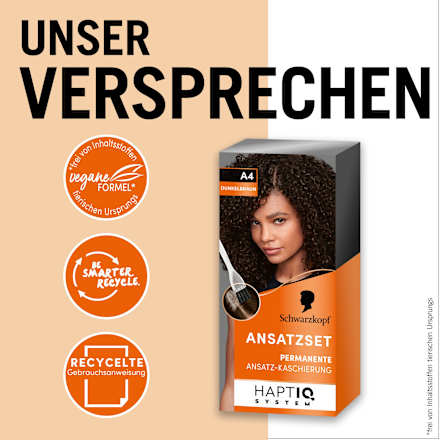 Ansatzset A4 Dunkelbraun Schwarzkopf