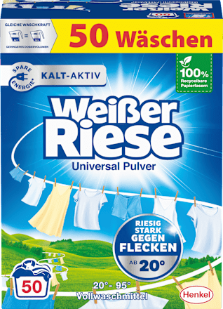 Vollwaschmittel Pulver  Weißer Riese