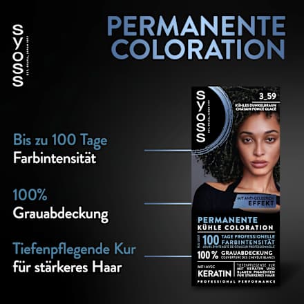 Haarfarbe 3_59 Kühles Dunkelbraun Syoss