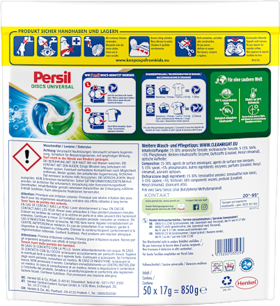 Vollwaschmittel Universal Discs Persil