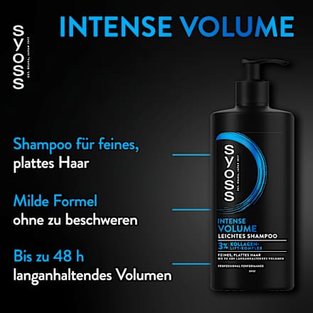 Shampoo Intense Volume syoss