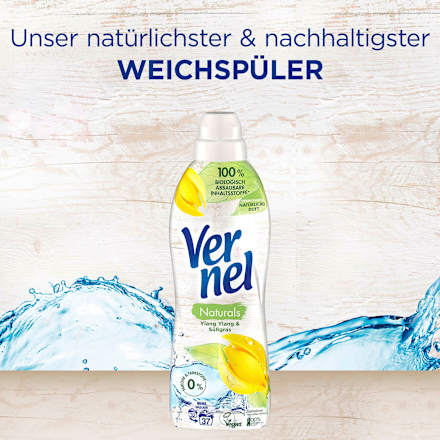 Weichspüler naturals Ylang Ylang & Süßgras 37WL Vernel