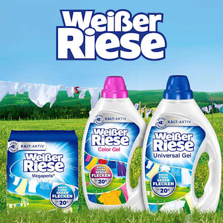 Colorwaschmittel Gel  Weißer Riese
