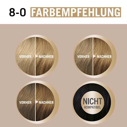 Haarfarbe 8-0 Natürliches Blond Schwarzkopf CREME SUPREME
