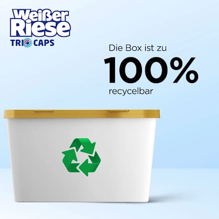 Universalwaschmittel Trio-Caps Lotus & Mandelöl Weißer Riese