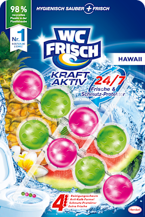 WC-Steine Kraft Aktiv Hawaii  WC-Frisch