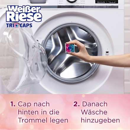 Colorwaschmittel Trio-Caps Aromatherapie Orchidee Weißer Riese