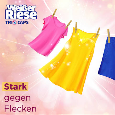 Colorwaschmittel Trio-Caps Aromatherapie Orchidee Weißer Riese