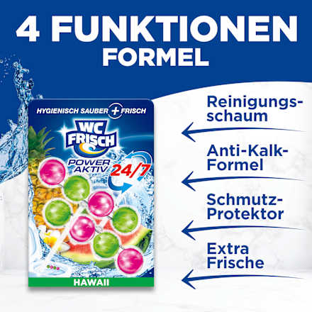 WC-Steine Kraft Aktiv Hawaii  WC-Frisch