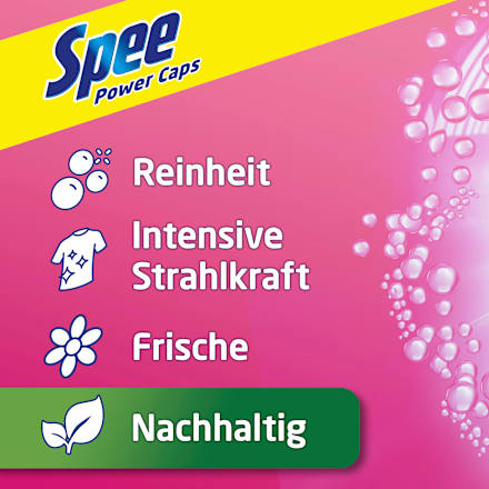 Colorwaschmittel Power Caps Spee