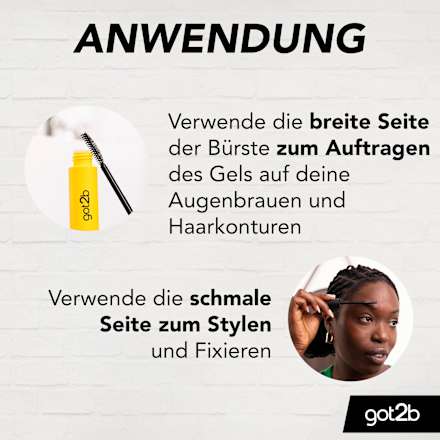 Stylinggel Kleber 4 Brows & Edges 2in1 got2b