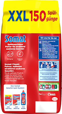 Spülmaschinen Pulver Classic XXL 150 Spülgänge  Somat