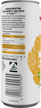 Teegetränk, Kombucha Limette & Ingwer Voelkel