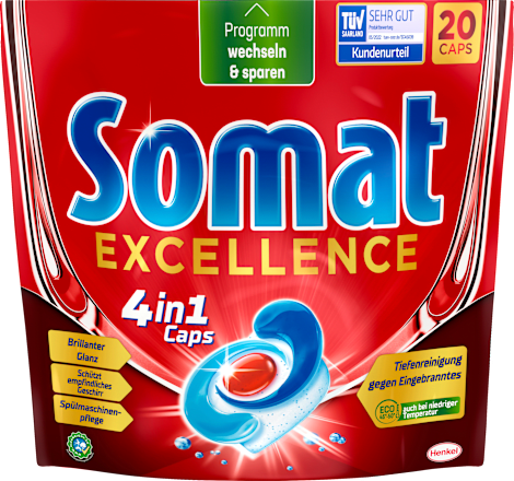 Spülmaschinen-Tabs Excellence 4in1  Somat