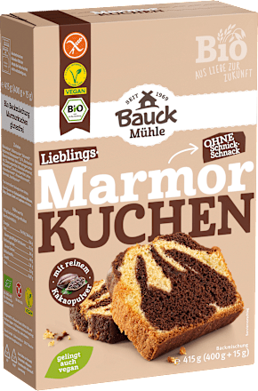 Backmischung Marmorkuchen, glutenfrei Bauck Mühle