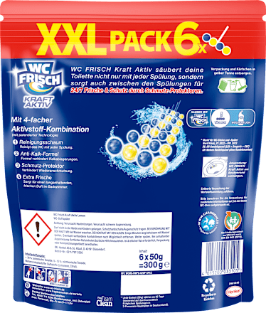 WC-Stein Kraft Aktiv Lemon WC-Frisch