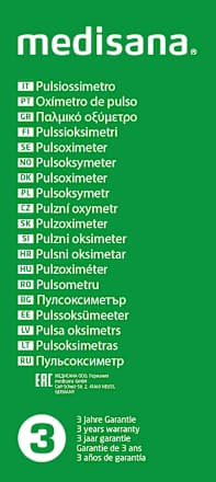 Pulsoximeter PM 100 connect medisana