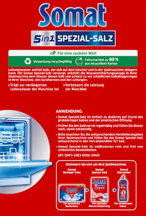 Spülmaschinen-Salz Spezialsalz Somat