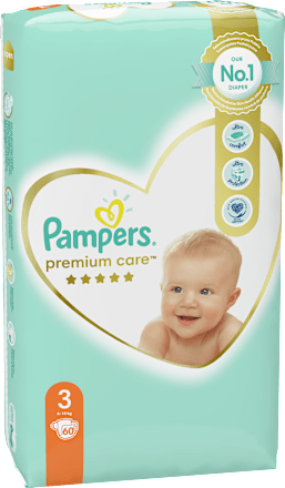 Пелени 3 (6-10 кг) Pampers Premium Care