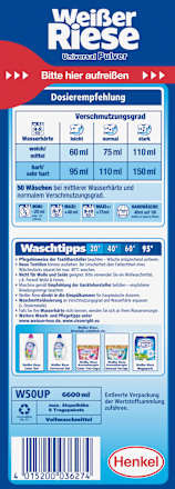 Vollwaschmittel Pulver Weißer Riese