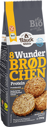 Backmischung 8 Wunderbrötchen, Protein, glutenfrei Bauck Mühle