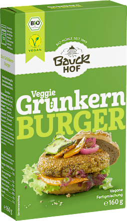 EKO burger od zelenog pira – veganski Bauck Mühle