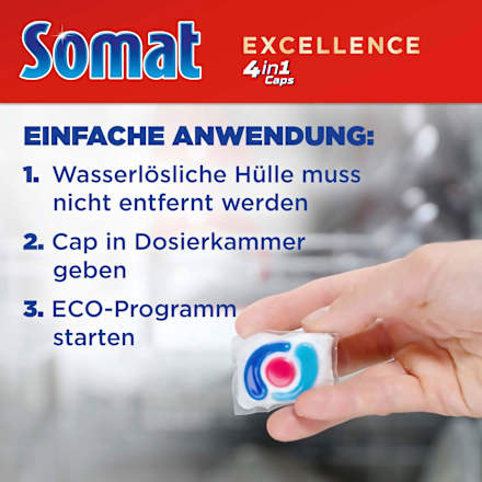 Spülmaschinen-Caps Excellence 4in1  Somat