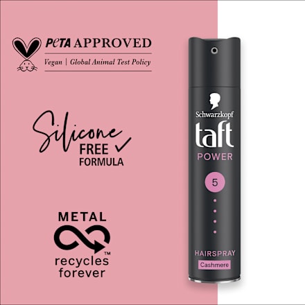 Lak na suché a poškodené vlasy Power 5 Schwarzkopf taft