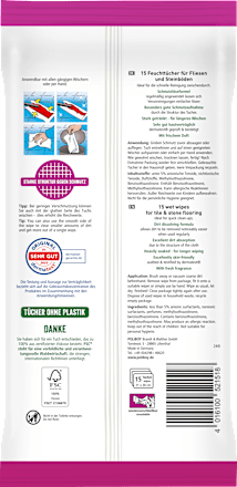 Feuchte Bodentücher Fliesen Poliboy