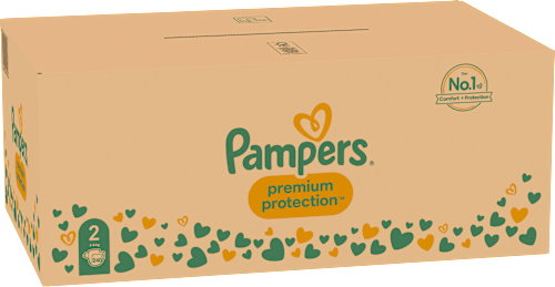 Windeln Premium Protection New Baby Gr. 2 Mini (4-8 kg), Monatsbox Pampers