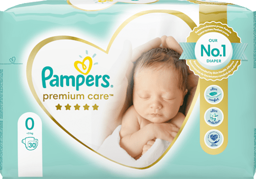 Pelene vel. 0 (< 3 kg) Pampers Premium Care