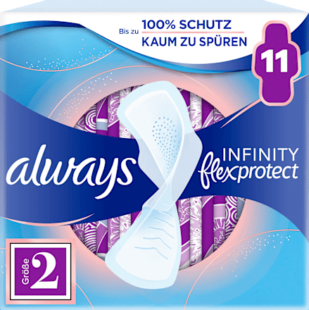 Binden mit Flügeln Infinity flex protect Lang always