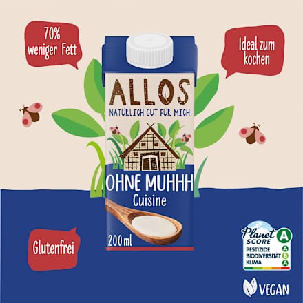 Kochcreme, Ohne Muhhh Cuisine ALLOS