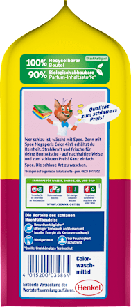 Colorwaschmittel Megaperls Spee