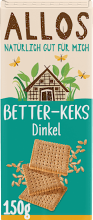 Kekse, Better-Keks Dinkel, vegan ALLOS