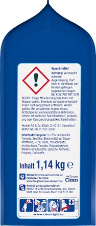 Vollwaschmittel Megaperls stark gegen Flecken Weißer Riese