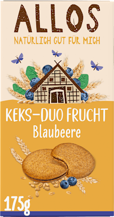 Fruchtkekse Duo mit Blaubeerfüllung ALLOS