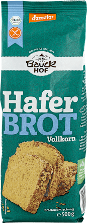 Backmischung Bio Haferbrot glutenfrei Bauck Mühle