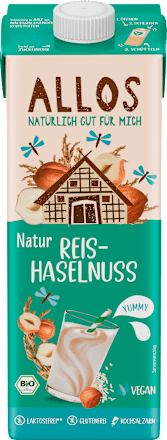 Pflanzendrink Reis Haselnuss ungesüßt ALLOS