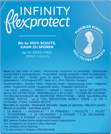 Binden mit Flügeln Infinity flex protect Normal always