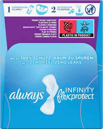 Binden mit Flügeln Infinity flex protect Lang always