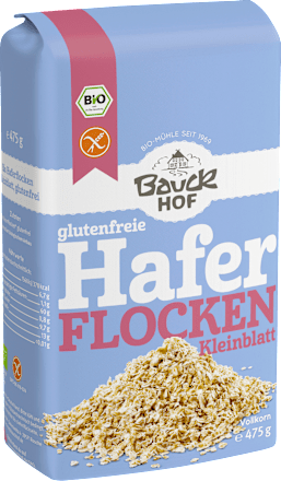 Haferflocken Kleinblatt Glutenfrei BauckHOF