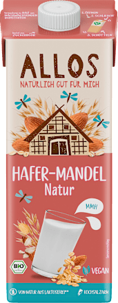 Pflanzendrink, Hafer-Mandel Natur ALLOS