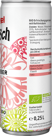 Erfrischungsgetränk, Rhabarber Voelkel