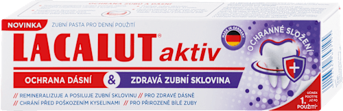 Zubná pasta aktiv ochrana ďasien & zdravá zubná sklovina LACALUT