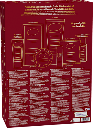Adventskalender Festliche Pflege für dich Dresdner Essenz