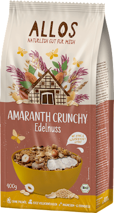 Müsli, Amaranth Crunchy Edelnuss ALLOS