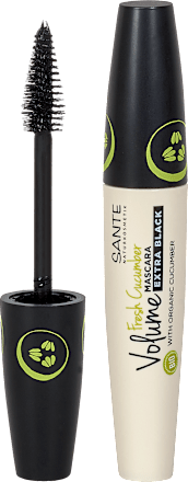 Mascara Fresh Cucumber Volume Extra Black Santé naturally.