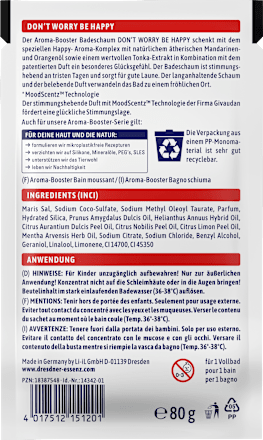 Schaumbad Don't Worry Be Happy Dresdner Essenz