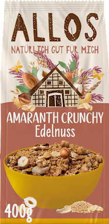 Müsli, Amaranth Crunchy Edelnuss ALLOS